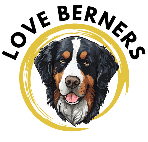 Love Berners | Mini Bernese Mountain Dog Puppies Logo